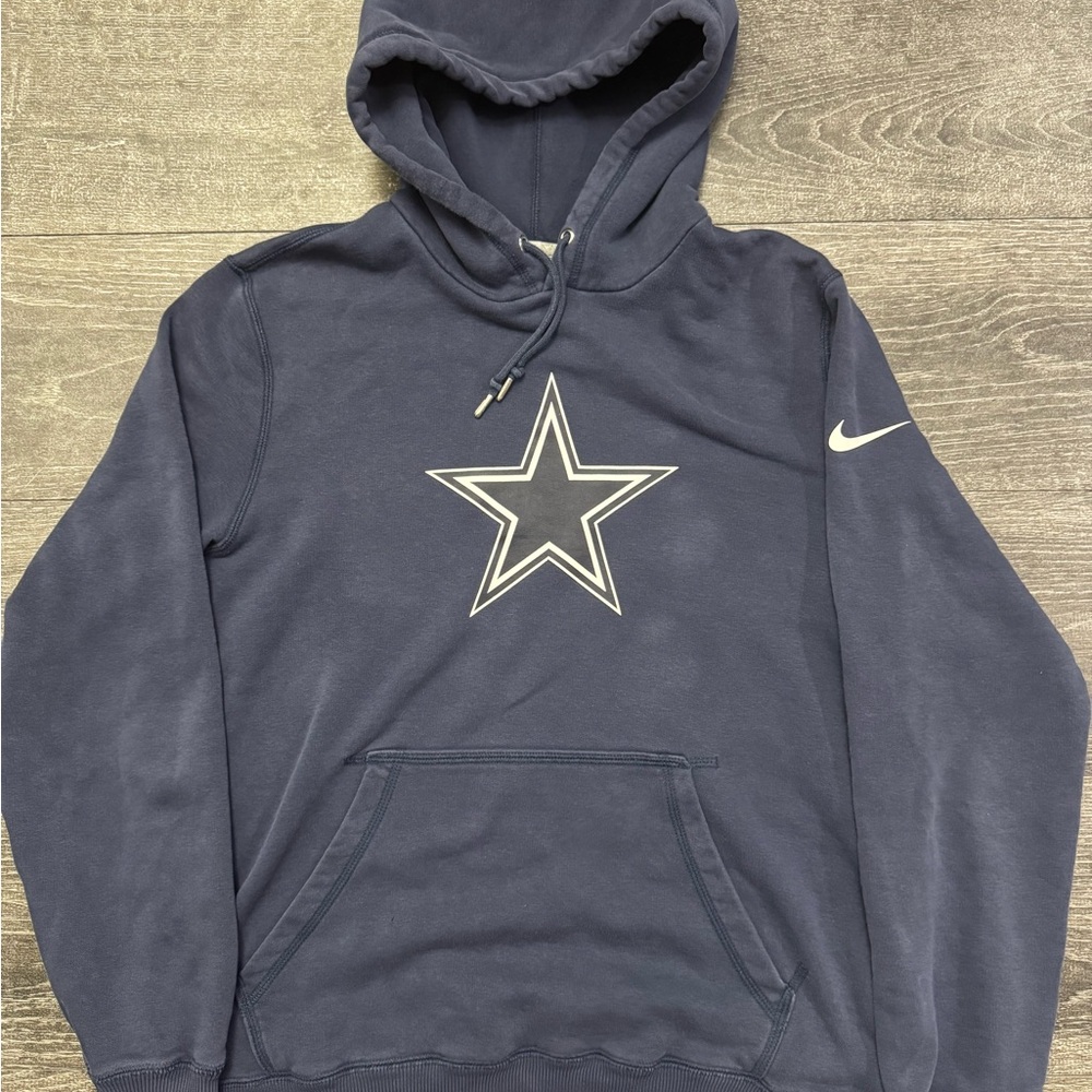 Dallas Cowboys Nike Prime Logo Pullover Hoodie - Navy